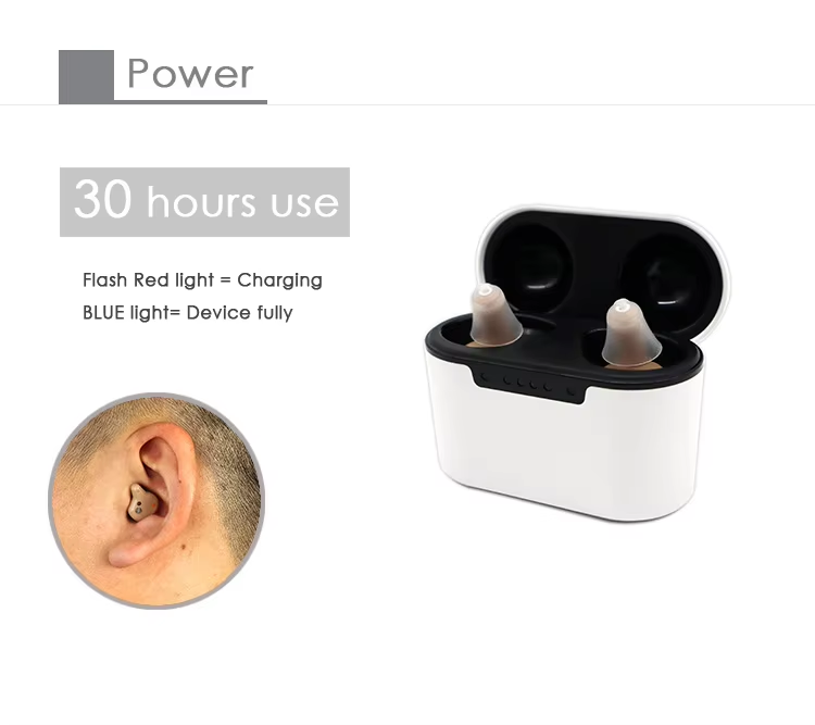 High Quality Invisible OTC TWS Digital Hearing Aids Machine Price Hearing Amplifier